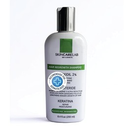 Shampoo Anticaida AntiAlopecia al 2% con DTH Blocker 0.1% + Keratina Sin Parabenos ni Sulfatos