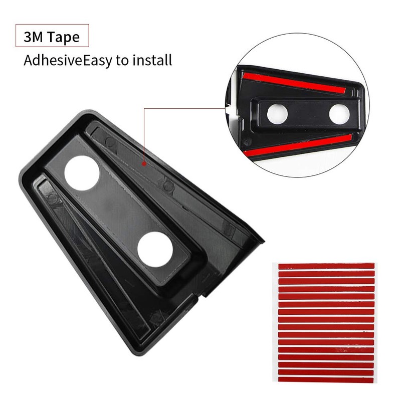Anxingo 8 Pack Door Hinge Covers Protector Replacement for Jeep