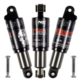 CNCLOL Mountain Bike Rear Shock 165x750mm,Bicycle Shock Absorber- Hydraulic Rear Suspension Shock for Mtb/Mtn/ebike/Dmn.