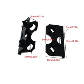 UtySty 50 Pack Easel Hinge Replacement Picture Frame Back Stand Mounting Bracket Butterfly Hinges for Display Photo Frame Folding Feet Support Cardboard Connector Mount Screw-Free