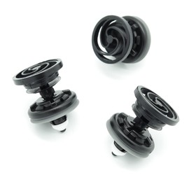 VVO Fasteners- Schwarz Kunststoff-Clips. Innenverkleidung. Kompatibel mit einigen Volvo C70, (Packung mit 10 Clips)