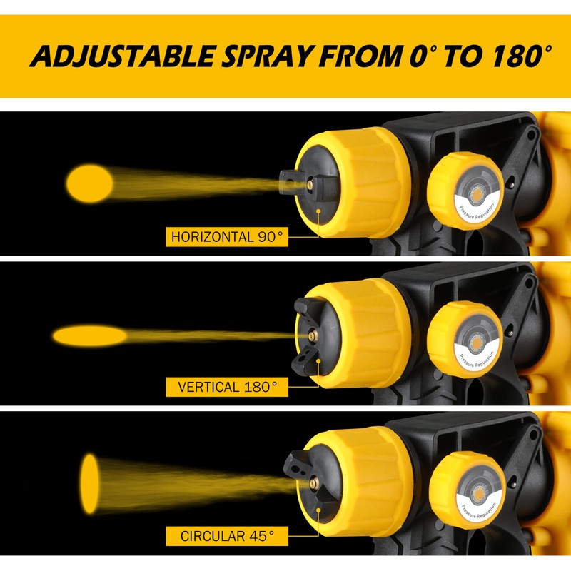 1000W HVLP Paint Sprayer High-Efficiency Electric Spray Gun with 6