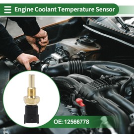 Motoforti Engine Coolant Temperature Sensor No.12566778 Water Temperature Sensor for Buick Enclave 2017 1 Pc