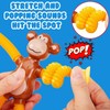 YAHAZORR Pop Tubes Monkey Toys for Kids, 4 Pack Telescopic