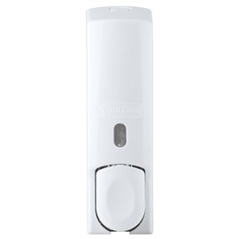 Soap Dispenser Wall Mount Foaming, 600ml Wall Mounted Manual Foam Soap Lotion Dispenser Rechargeable for Kitchen Bathroom Commercia(White)