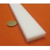 HDPE White Bar 1/2" Thick x 1.50" Wide x 24"