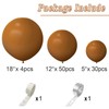 Brown Balloons 84 pcs Mocha Balloons Garland Arch Kit 5