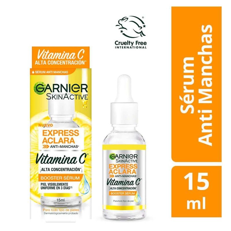 Sérum Garnier SkinActive Express Aclara Vitamina C 15ml