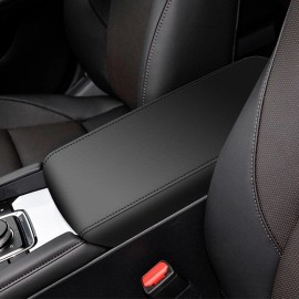 JXAUTOPART Central Storage Box Armrest Cover Cushion PU Leather For Mazda CX-30 2020-2022