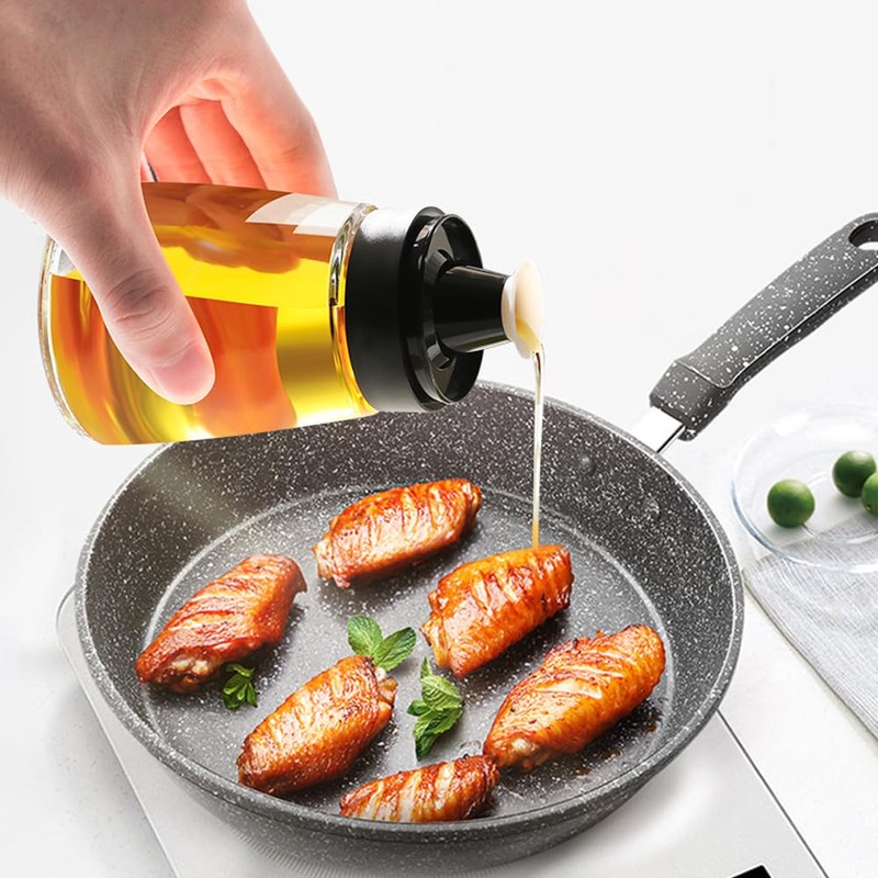 Leak-proof Oil Dispenser Bottle for Outdoor Camping, 160 ml/5.4 oz