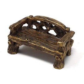 Fiddlehead fairy garden Accessories - Rustic Bench