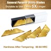 Harita Utility Knife Blades, 60 Pack Standard Replacement Blades for