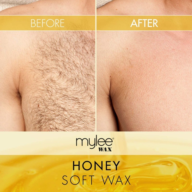 Mylee Honey Soft Creme Wax for Sensitive Skin 450g, Microwavable