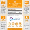 Organic Turmeric Curcumin Supplement 1500mg with BioPerine | 95% Standardized