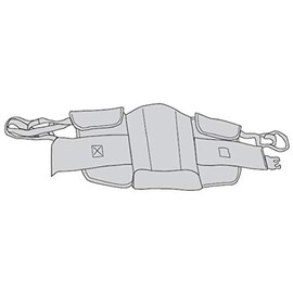 Drive Medical Sit-To-Stand Buttock Strap, Blue, 1 Count