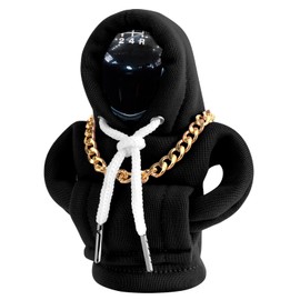 Gear Shift Hoodie, Funny Car Gear Shift Cover, Cute Car Shift Knob Hoodie, Automotive Interior Accessories, Universal Fit Knob Cover Gift (Black)