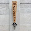 Customized Beer Tap Handle Tapered Shape Solid Wood (Tall with