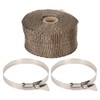 Fireproof Pipe WRAP Chimney Insulation Webbing with 2 Clips for