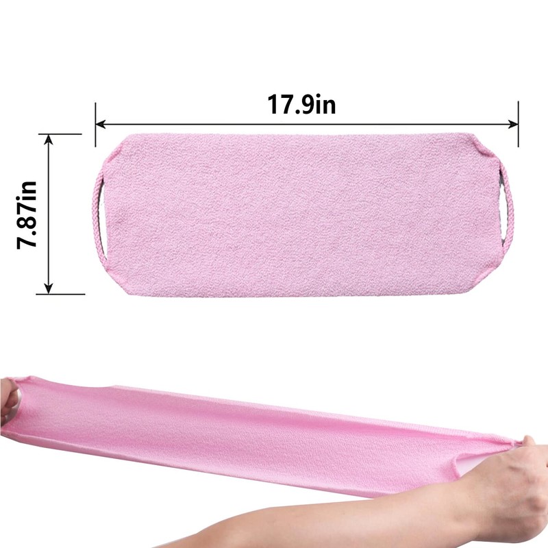 WUBAYI 2 Pack Back Scrubber Body Scrubber for Shower Nylon
