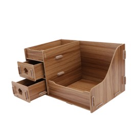 Outanaya Wooden Desktop Organizer Drawer Type Storage Box Makeup Sundries Organizer