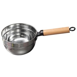 BIUDECO Thickened Wooden Ladle Kitchen Water Scoop Comfortable Grip for Watering Plants