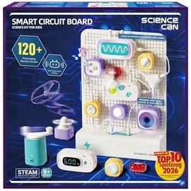 Science Can STEM Toys for Ages 8-13, Circuit Board for Kids with Smart Voice Control, Electronics Exploration Kit 120+ Circuit Projects, Educational Stem Kits for Kids Age 8-10