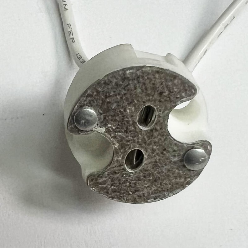 Extra Long Wires LVS-4-36 Halogen Lamp Socket with 36" Leads