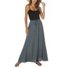 Bluetime Women Casual Summer Beach Boho Floral Print Long Skirts