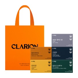 클라리온 1인 가구템 5종 세트 + 쇼핑백 (멀티비타민+비타민C+오메가3+루테인+MSM) / 클라리온 1인 가구템 5종 세트 + 쇼핑백 (멀티비타민+비타민C+오메가3+루테인+MSM)