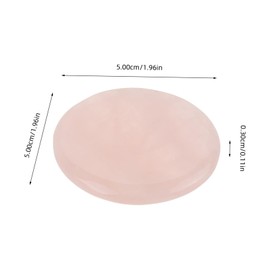 Minkissy 2pcs Jade Lash Extension Pallet Pad Round Gasket for Eyelash Application Keeps Lashes Fresh for Professional and Diy Use Pink