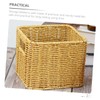 VILLFUL Elegant Desktop Basket Woven Storage Basket for Office Kitchen