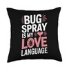 Pest Control Expert Bug Buster Humor Exterminator Life Throw Pillow