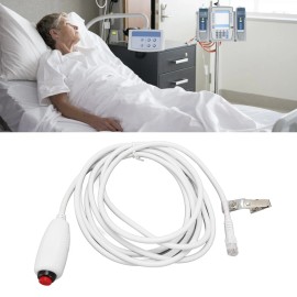 Unbranded Nurse Call Cord Crystal Head 6P4C Replacement Push Cord Cable For Nurse Station