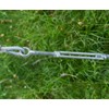 Veda 10x Heavy Duty Galvanised Turnbuckle Strainer M5 Hook Eye