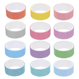 Set de 24 Cintas Washi de Papel para Manualidades, Fácil de Cortar y Seguro, Adecuado para Proyectos Creativos y Decoración en Tarjetas