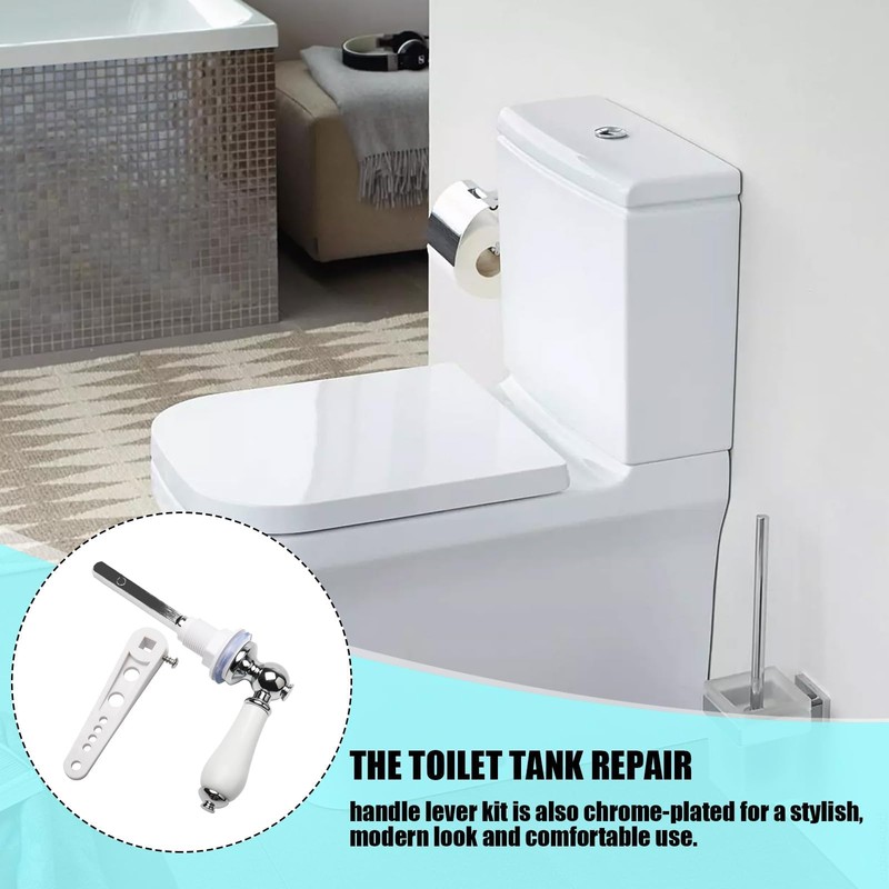 Ceramic Toilet Flush Handle, Traditional Victorian Toilet Flush Handle Replacement