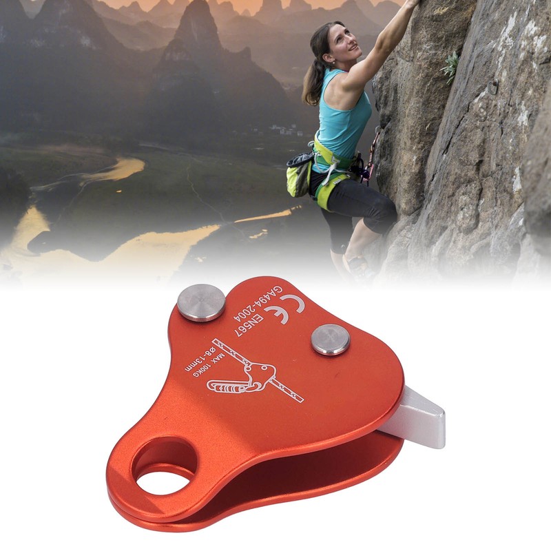 Climbing Rope Grab Aluminum Alloy Self Locking 8‑13mm Climbing Rope