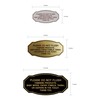 Signs ByLITA Victorian Please Do Not Flush Etiquette Sign (Brushed