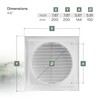 Vent Systems Ø6" Duct - 8" x 8" Inch White