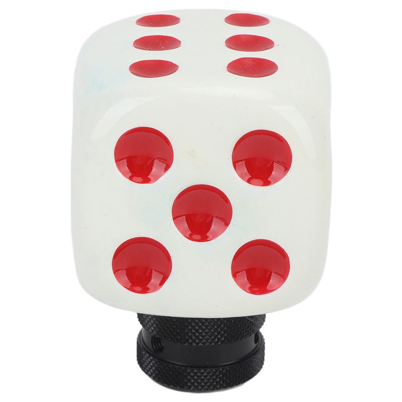 Dice Shape Shift Head Resin Gear Shifting Lever Knob Transmission