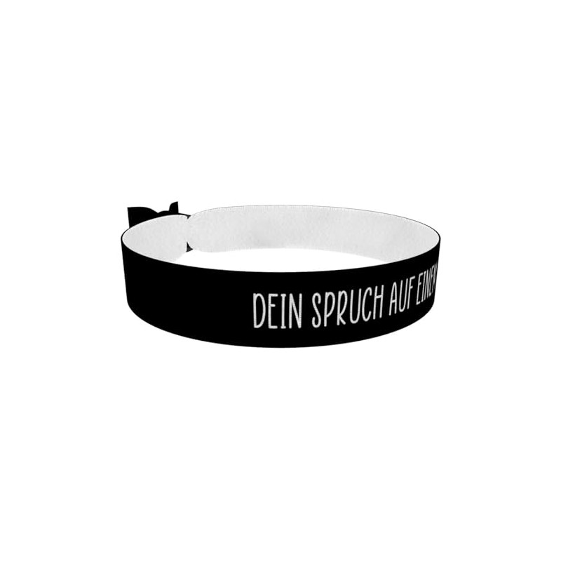 Dein eigener Spruch Stoffarmband - Anpassbare Stoffarmb√§nder - personalisierte Armb√§nder