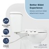 LUXE TS1008R Round Comfort Fit Toilet Seat with Slow Close,