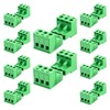 Cermant 10Pcs 3 Pin 5.08mm Pitch Pluggable Mount Screw Terminal