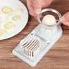 2-in-1 Egg Slicer Cutter (White)