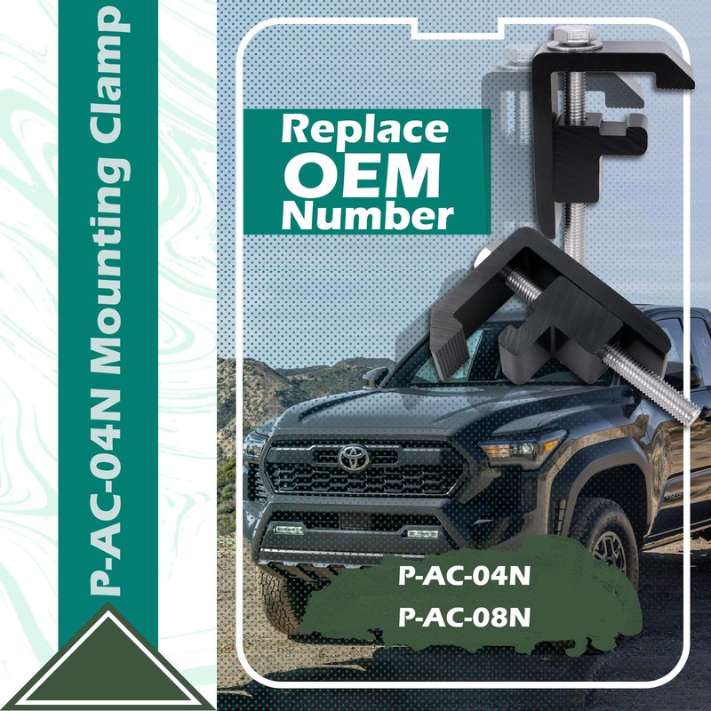 P-AC-04N Camper Shell Clamps, Truck Cap Mounting Clamps, Truck Topper