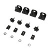 16PCS Saddle Bag Locks Mounting Screws Theft Deterrent Hardware Bolt