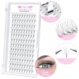 Premade Fans Eyelash Extensions 10D-D-0.07-11 Premade Volume Lash Extensions Pointed Base Fans 0.07 Premade Volume Fans C D Curl(10D-D-0.07,11mm)