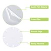 UFURMATE Wall Hole Cover Plate, 6Pcs PVC Plastic Ceiling Cover