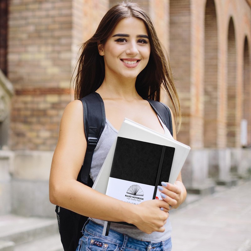 Notebook A5, Thick A5 Notebook Lined Journal 320 Pages 100gsm