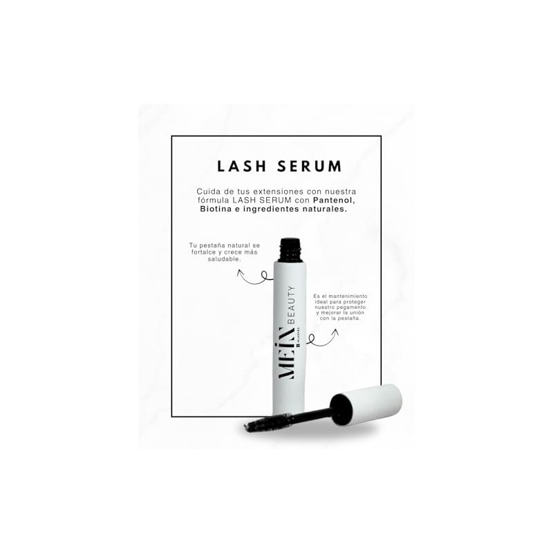 MEIN x MLashes Lash serum para fortalecimiento de las pestañas